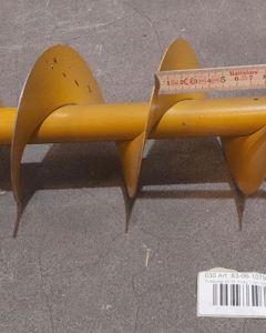 Lateral auger d135 1.00m rh with cover M&M